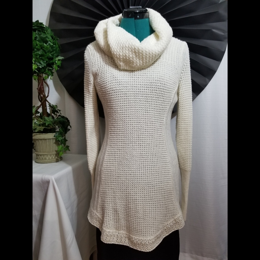 Angel of the North cowlneck sweater